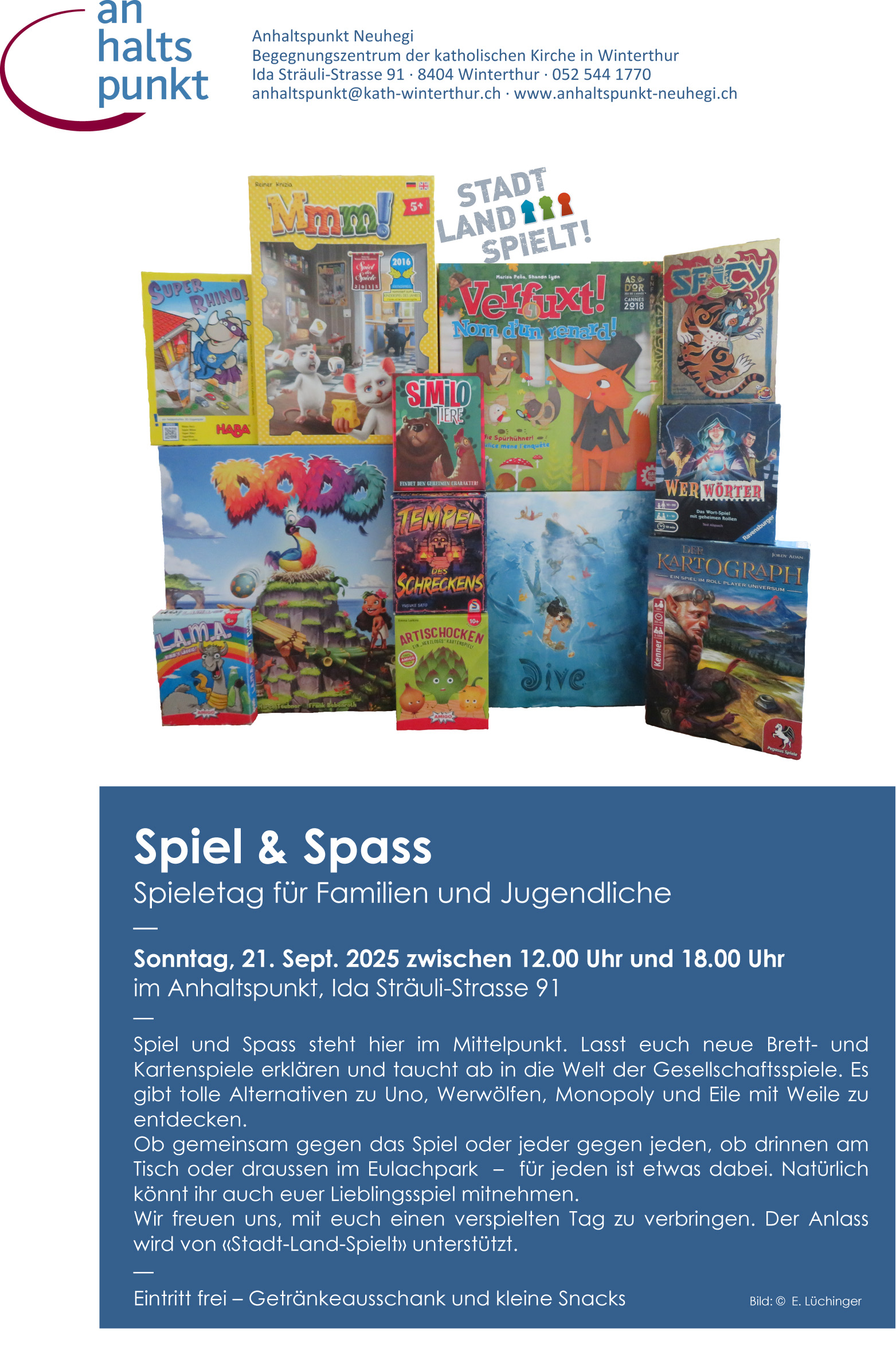 Flyer Spieletag 2025 09