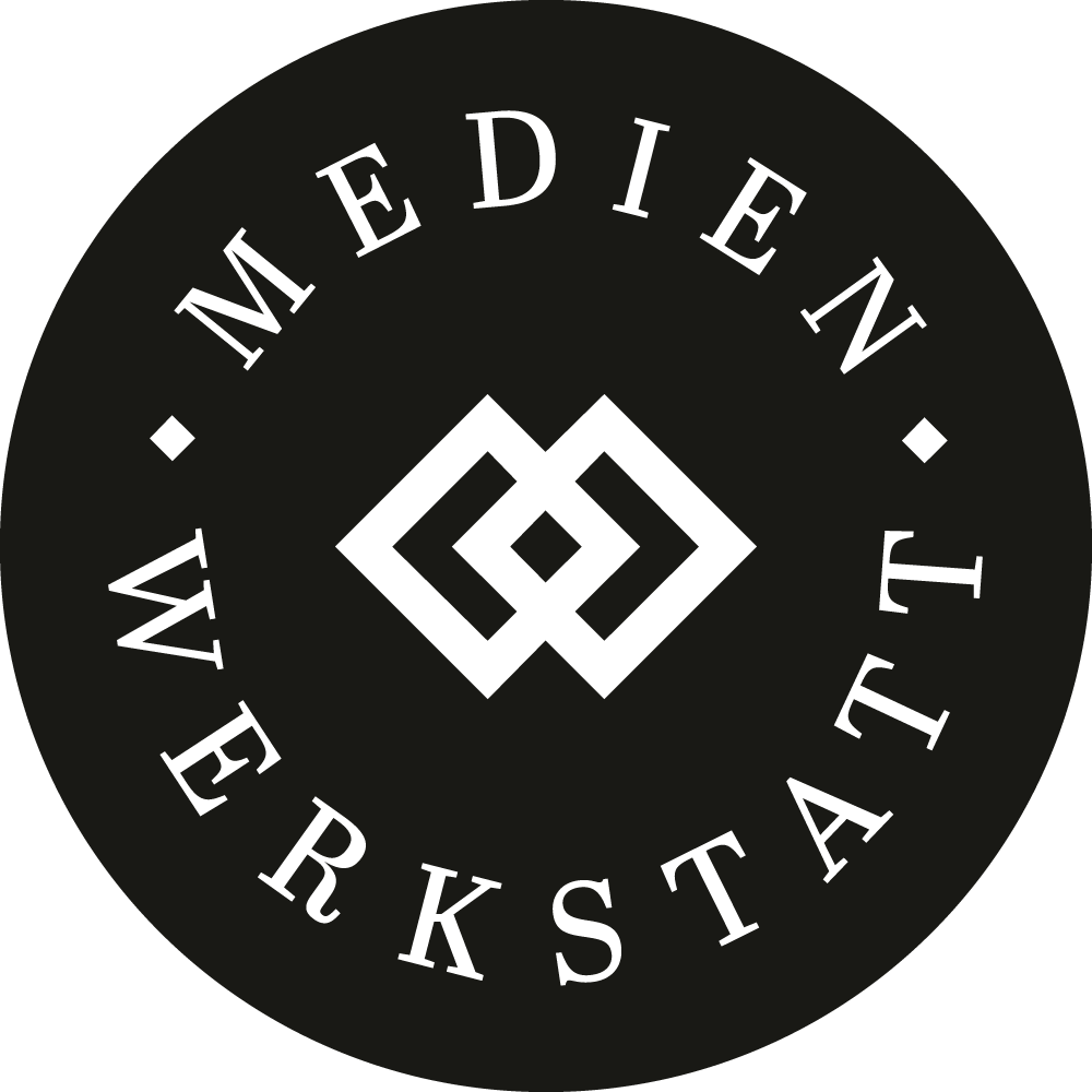 medienwerkstatt Logo Negativ Button