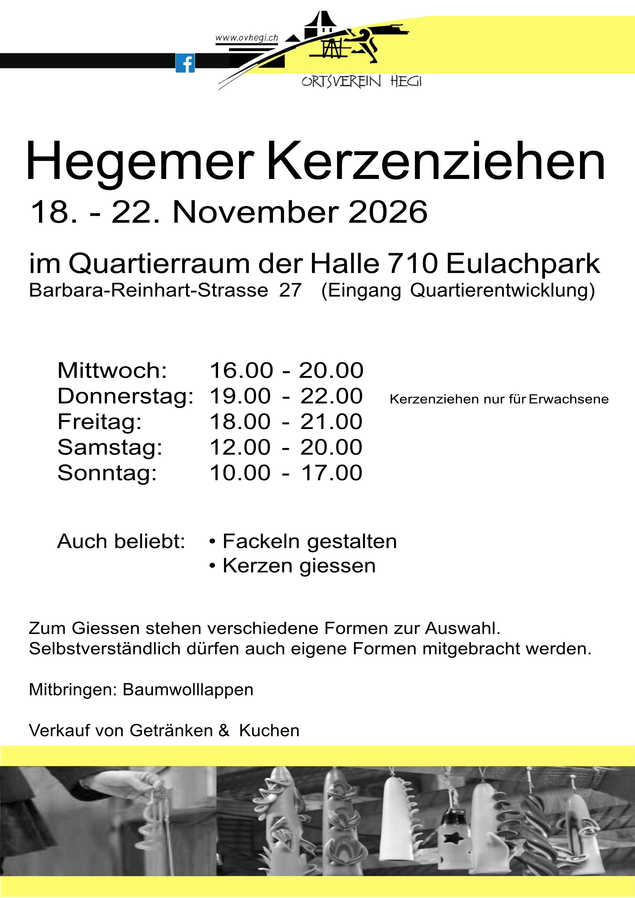Flyerziehen Kerzen 2026