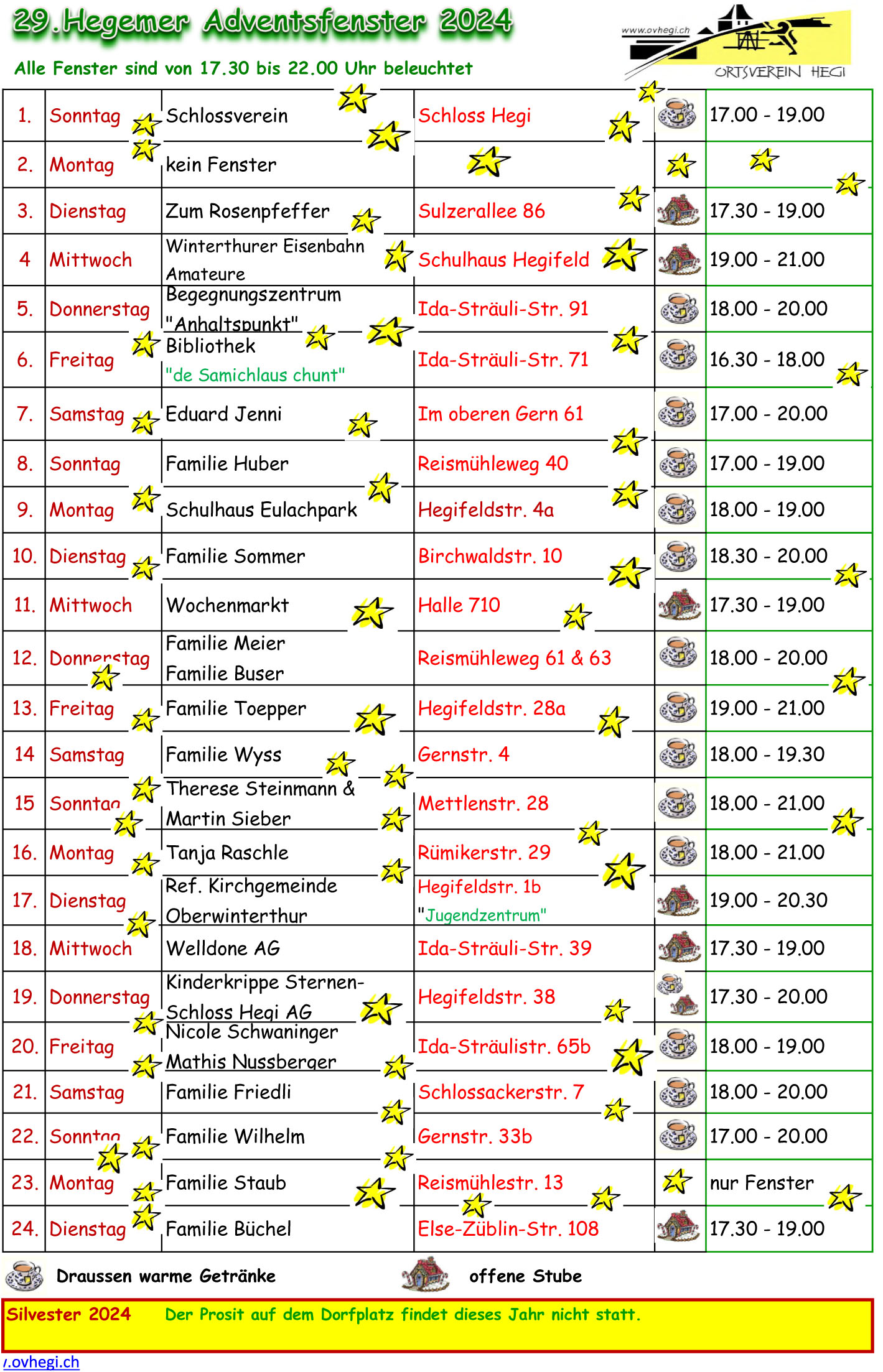 Hegemer Adventsfenster 24